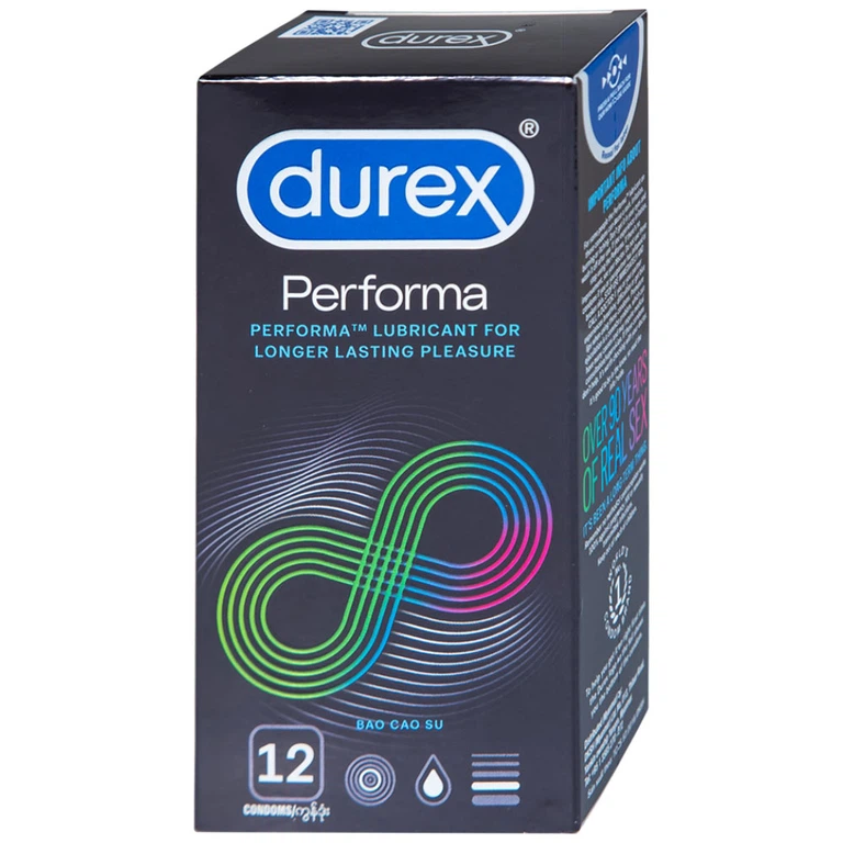 Bao cao su Durex Performa – Hộp 12 cái