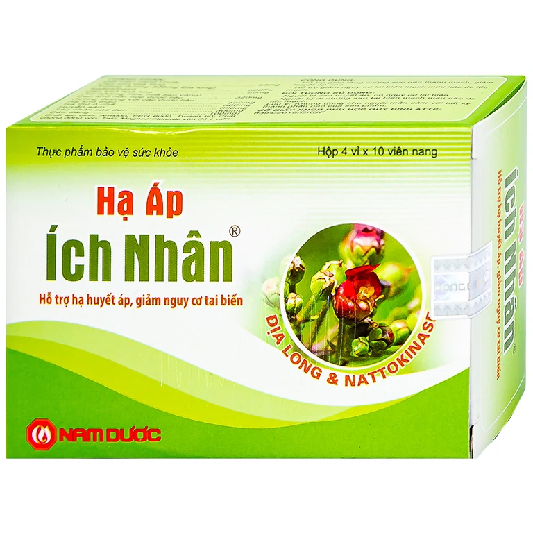 Viên uống Hạ áp Ích Nhân – Hộp 40 viên