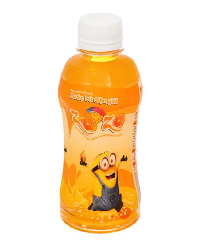 Nước bù điện giải Zozo hương cam – Chai 250ml