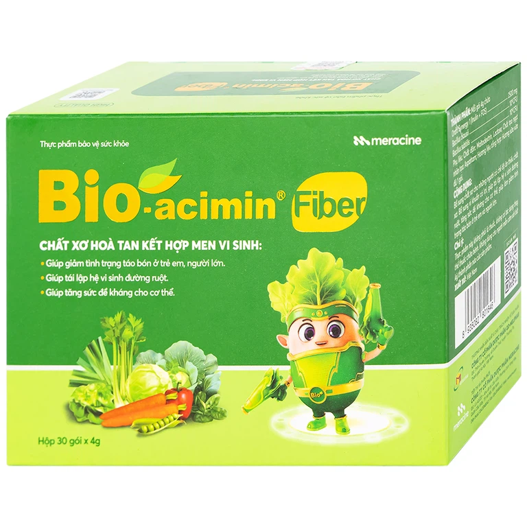 Cốm vi sinh Bio-acimin Fiber – Hộp 30 gói