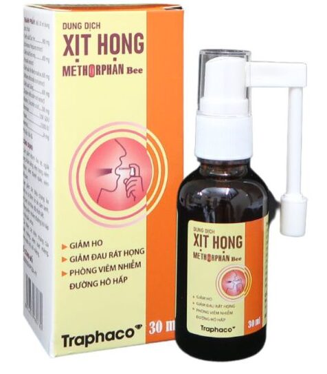 Dung dịch xịt họng Methorphan Bee – Lọ 30ml
