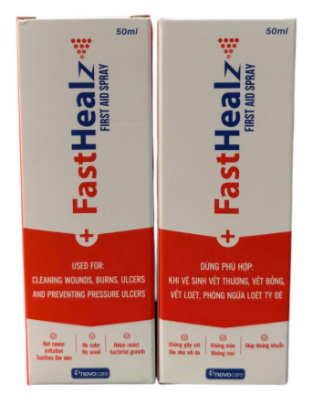 Xịt sát khuẩn Fasthealz first aid – Lọ 50ml