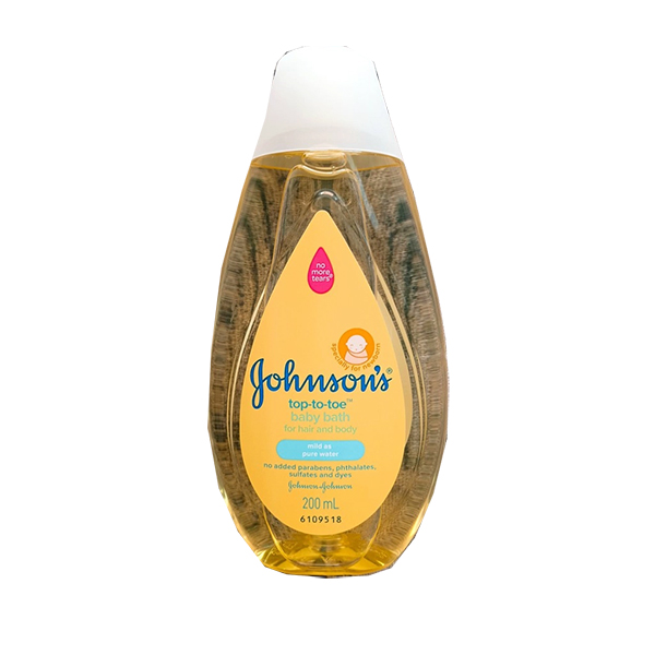 Sữa tắm gội Gohnson’s top-to-toe – Chai 200ml