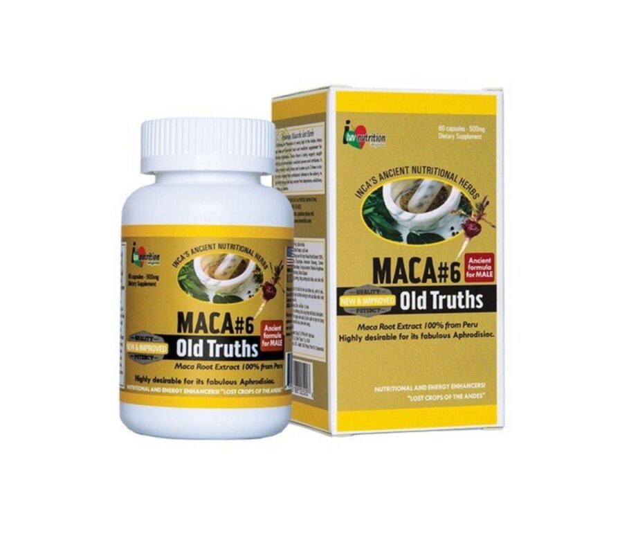 Viên uống Maca#6 – Old Truths – Hộp 60 viên