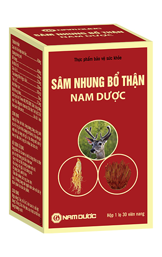 Viên uống Sâm Nhung Bổ Thận – Hộp 30 viên