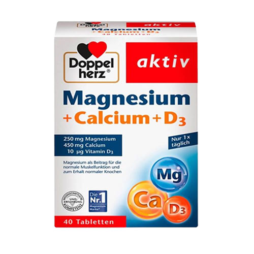 Viên uống Magnesium + Calcium + D3 – Hộp 30 viên