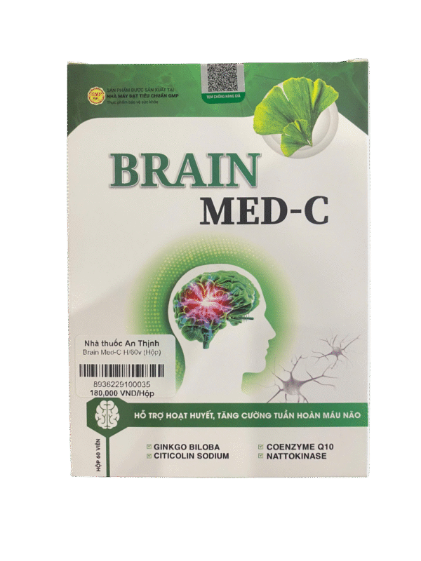 Viên uống Brain Med-C Hộp 60 viên