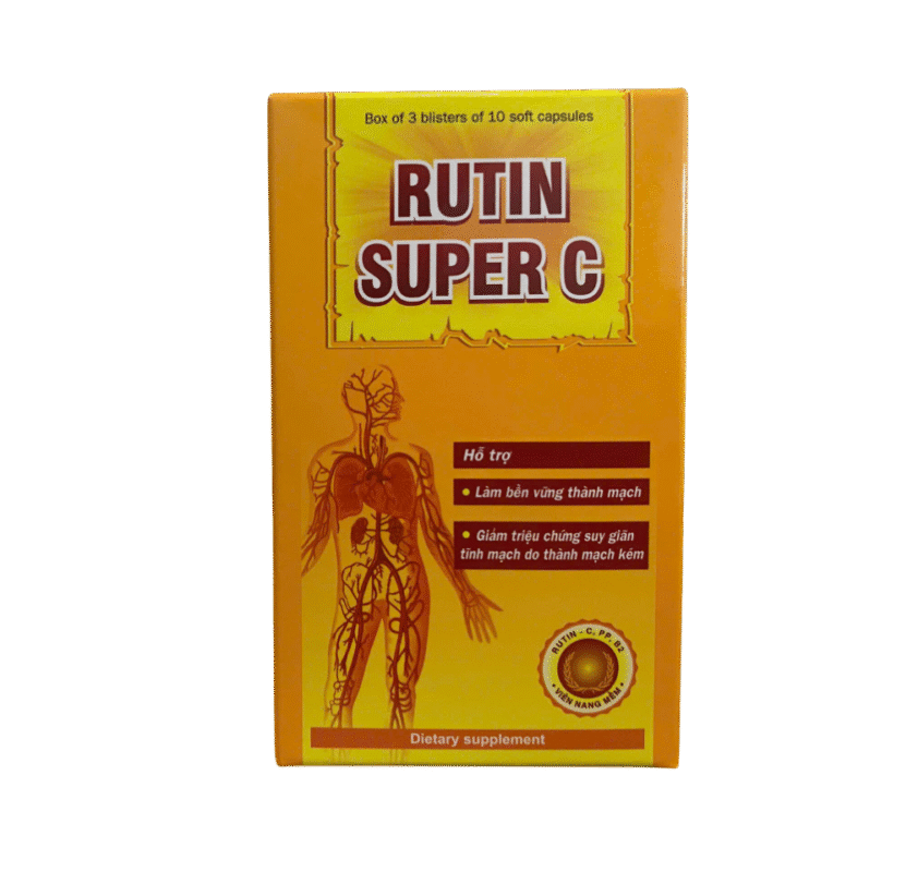 Viên uống Rutin Super C – Hộp 30 viên