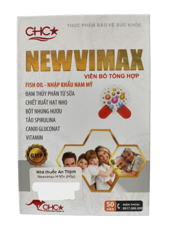 Viên bổ tổng hợp NEWVIMAX – Hộp 50 viên