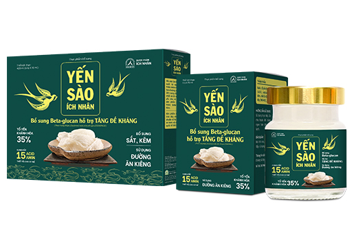 Thực phẩm bổ sung Yến sào Ích Nhân tăng đề kháng – Hộp 1 lọ 70 ml